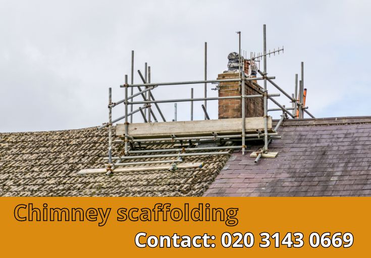 Chimney Scaffolding Brent